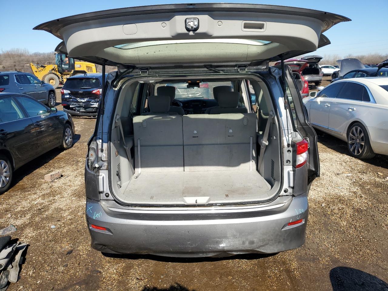 2013 Nissan Quest VIN JN8AE2KP4D9071820 Copart auction photo, all over / side damage thumbnail 6