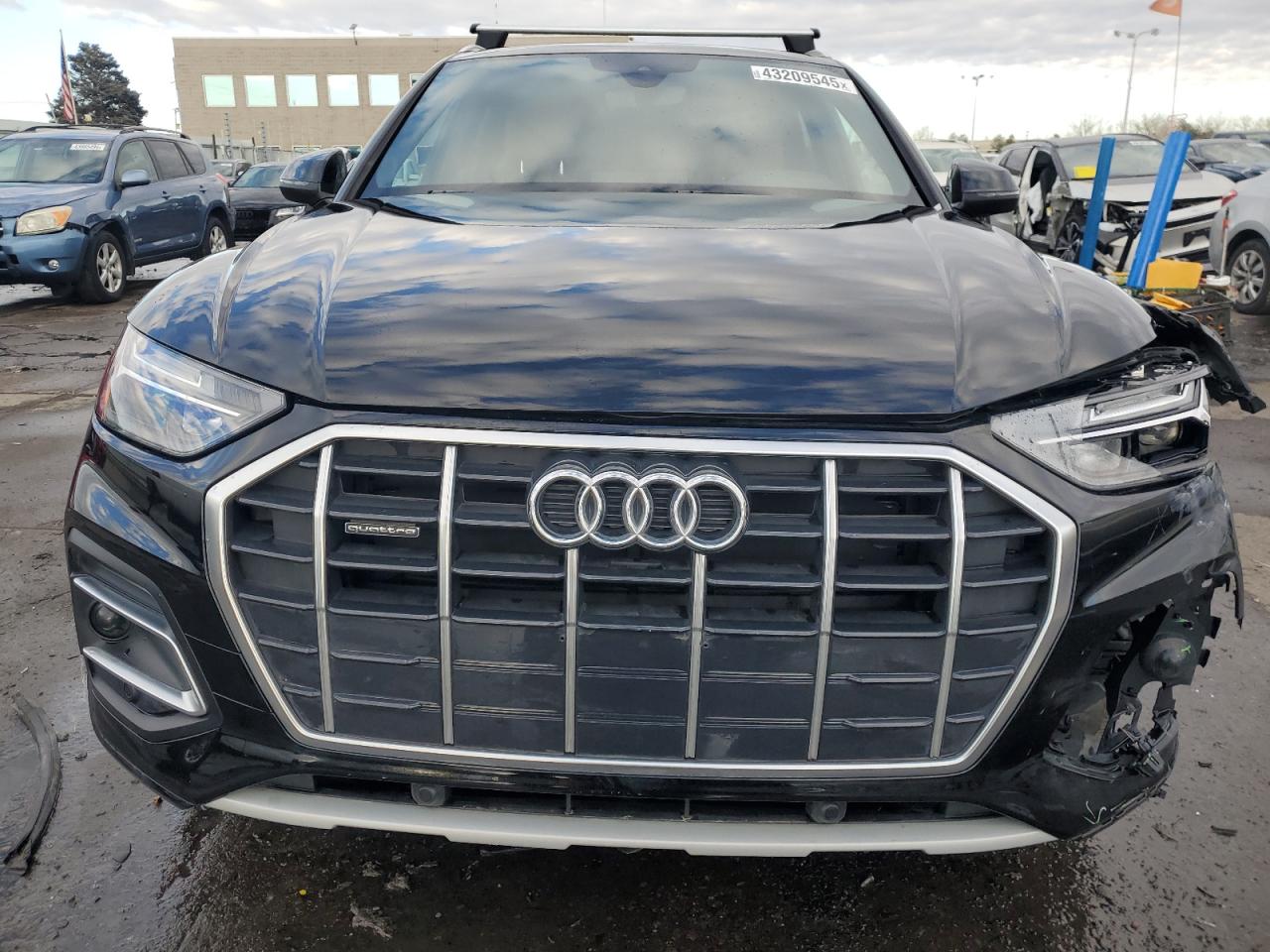 2021 Audi Q5 VIN WA1AAAFYXM2126990 Copart auction photo, front end damage thumbnail 5