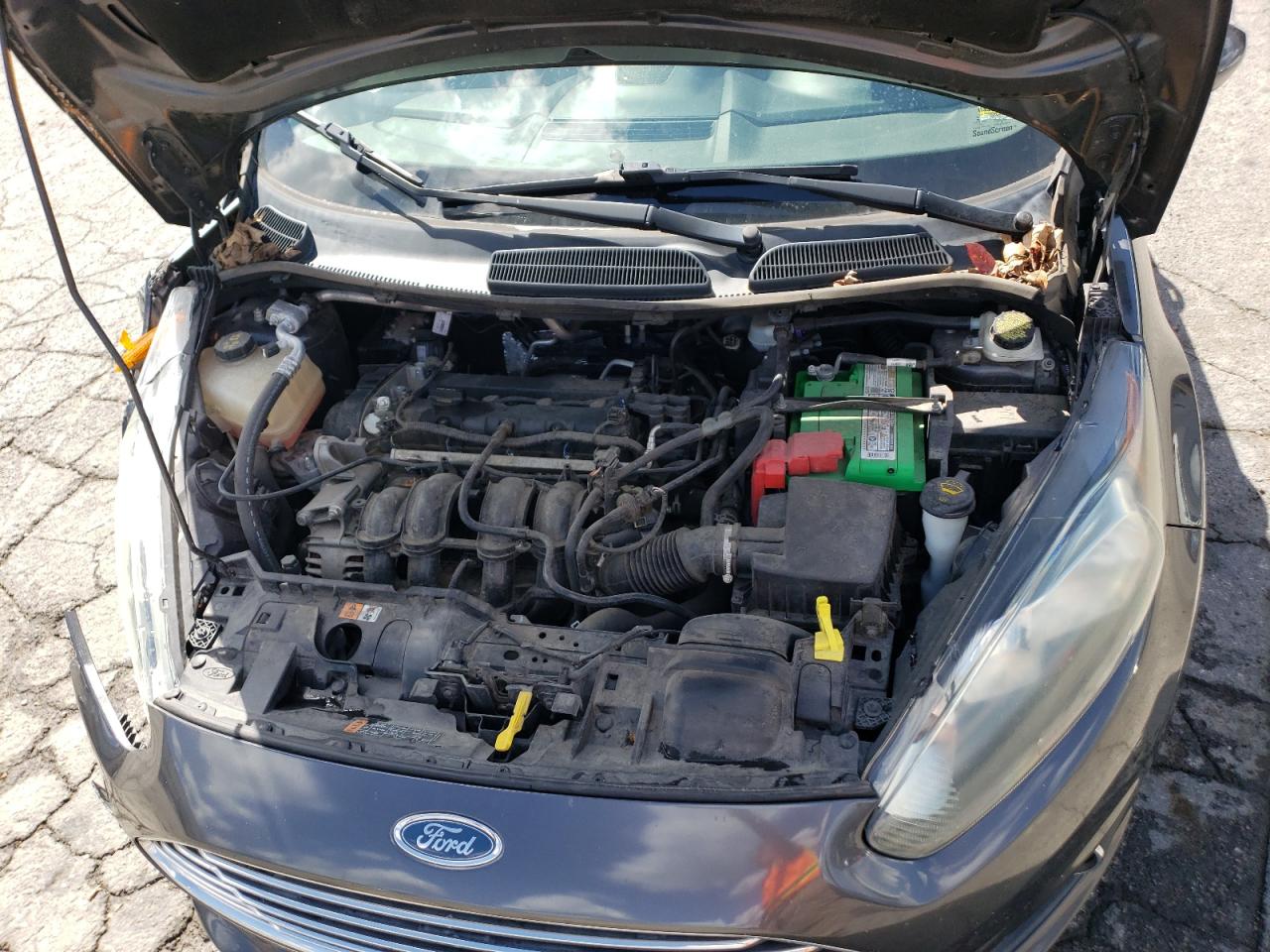 2018 Ford Fiesta VIN 3FADP4EJ6JM106429 Copart auction photo, front end / rear end damage thumbnail 12