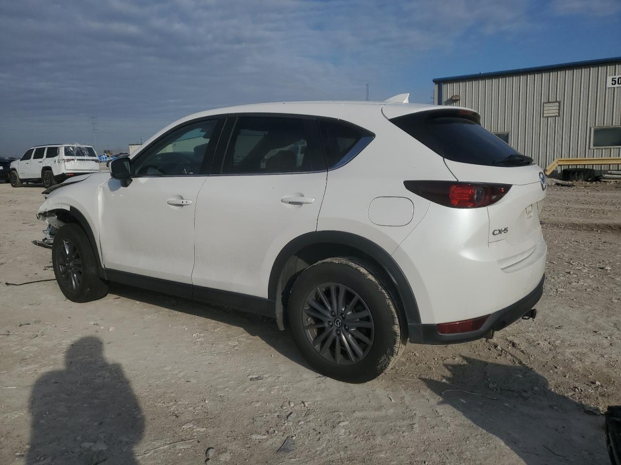 2020 Mazda CX-5 VIN JM3KFACM4L0755949 Copart auction photo, front end / side damage thumbnail 2