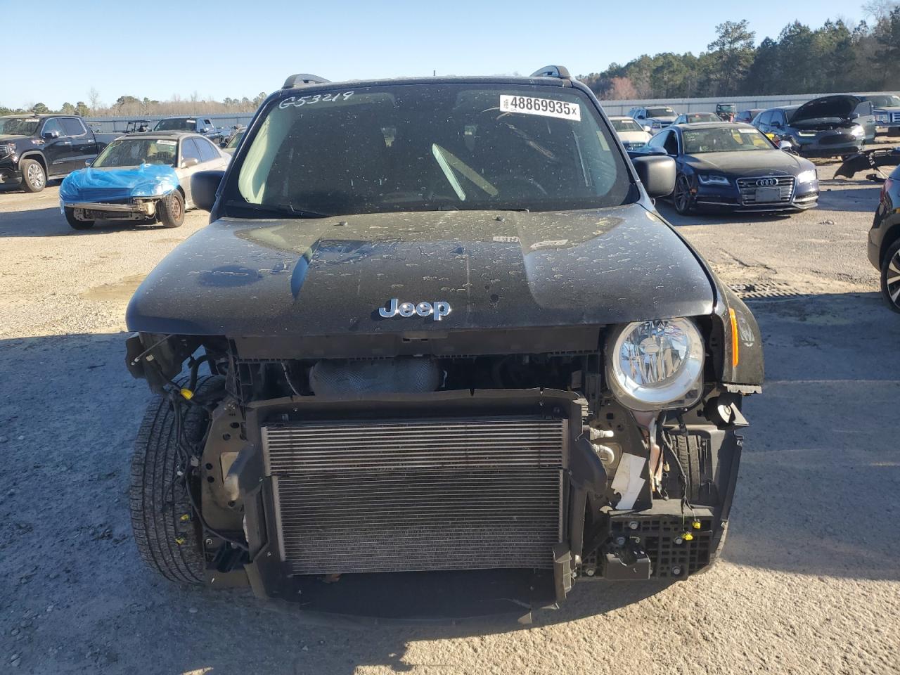 2017 Jeep Renegade VIN ZACCJBABXHPG53219 Copart auction photo, front end damage thumbnail 5