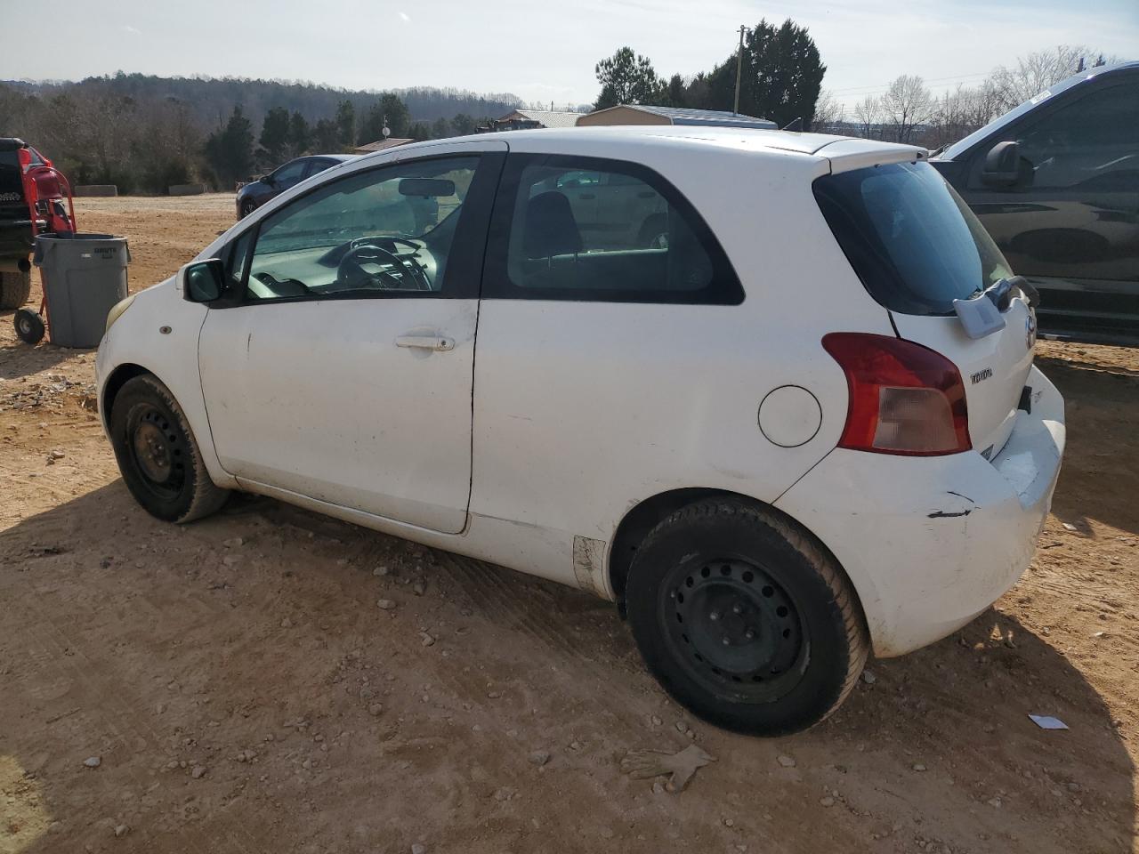 2008 Toyota Yaris VIN JTDJT923085190341 Copart auction photo, mechanical / stripped damage thumbnail 2