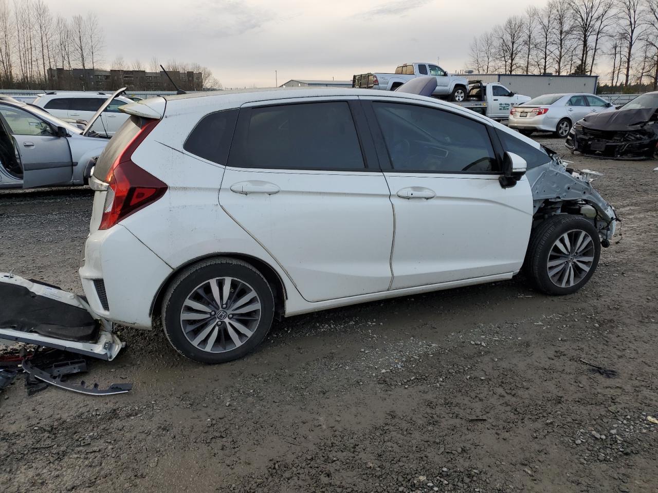 2017 Honda Fit VIN JHMGK5H73HS014691 Copart auction photo, front end damage thumbnail 3