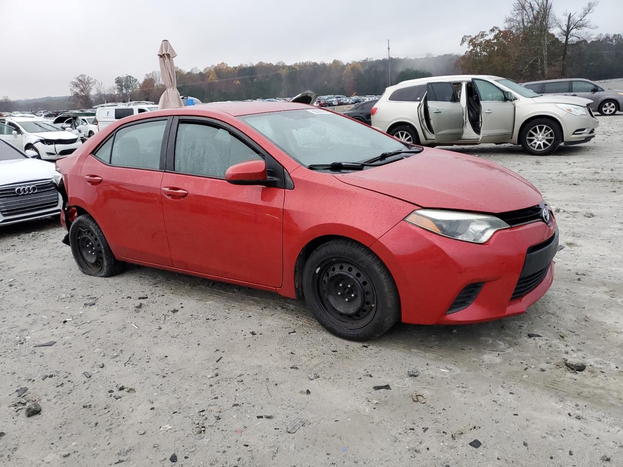 2014 Toyota Corolla VIN 2T1BURHE8EC152820 Copart auction photo, rear end / front end damage thumbnail 4