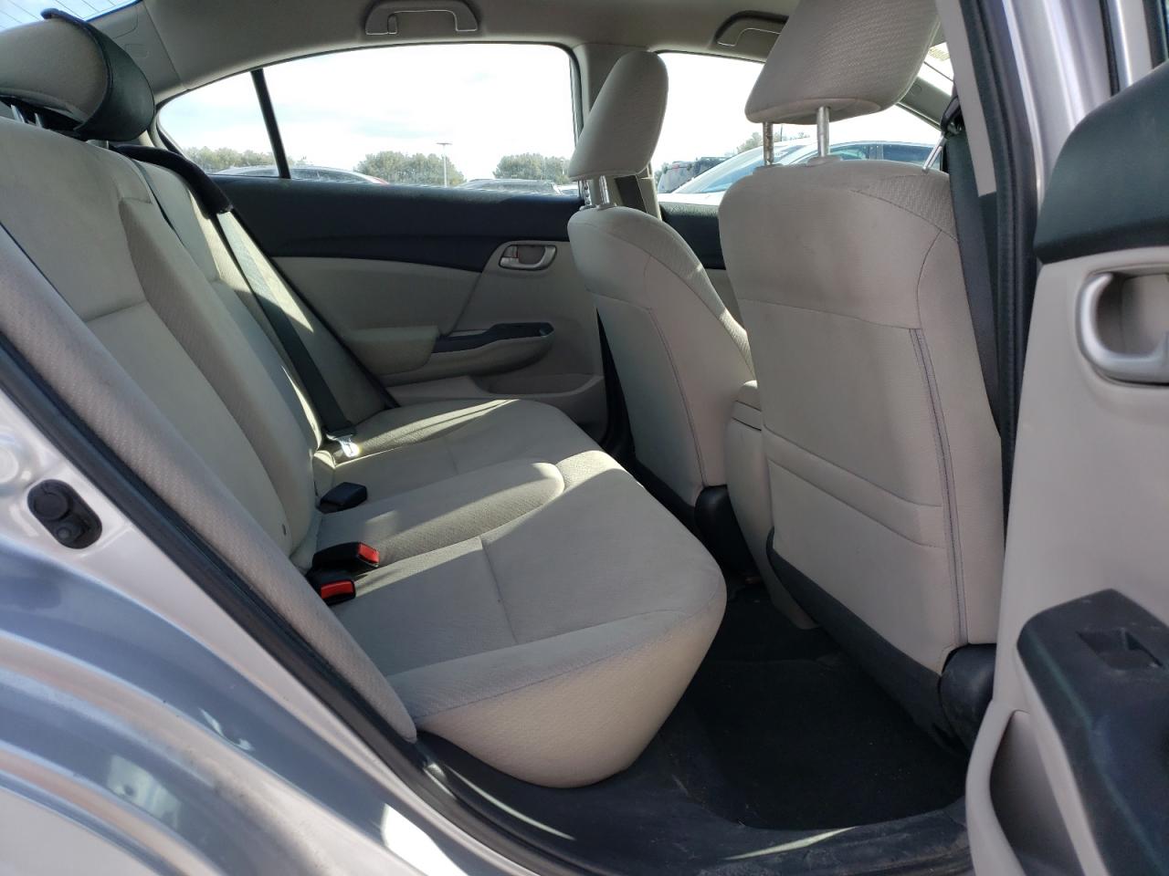 2013 Honda Civic VIN 2HGFB2F54DH500538 Copart auction photo, rear end / minor dent/scratches damage thumbnail 10