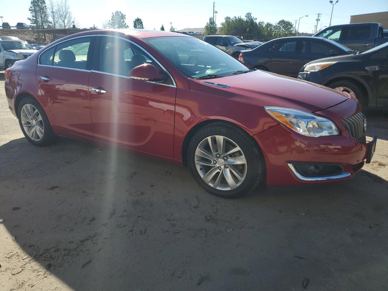 2014 Buick Regal VIN 2G4GN5EX7E9189001 Copart auction photo, front end damage thumbnail 4