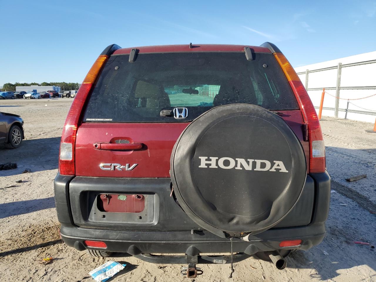 2003 Honda CR-V VIN SHSRD78803U143351 Copart auction photo, side / front end damage thumbnail 6