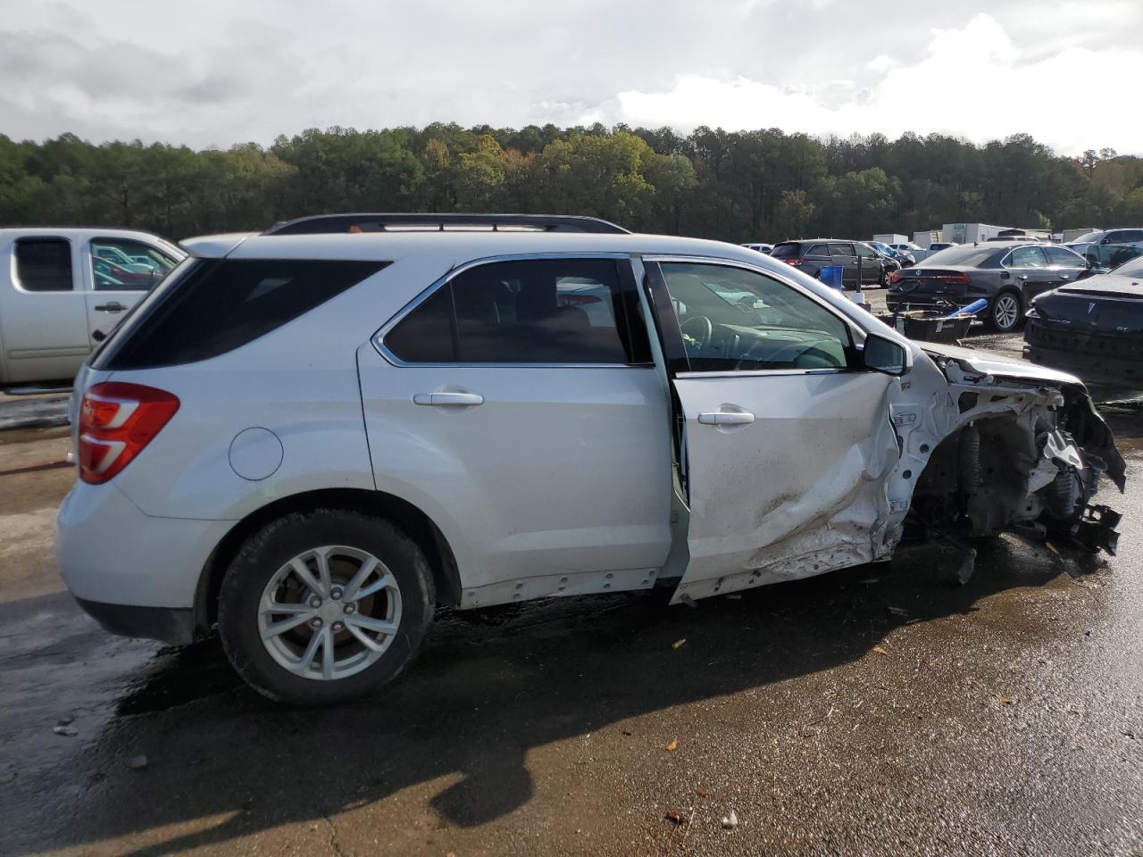 2017 Chevrolet Equinox VIN 2GNALCEK3H6210111 Copart auction photo, undercarriage / side damage thumbnail 3