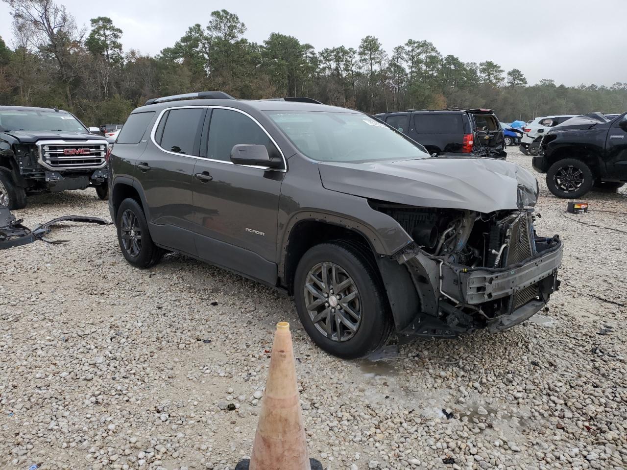 2019 GMC Acadia VIN 1GKKNMLS9KZ198515 Copart auction photo, front end damage thumbnail 4