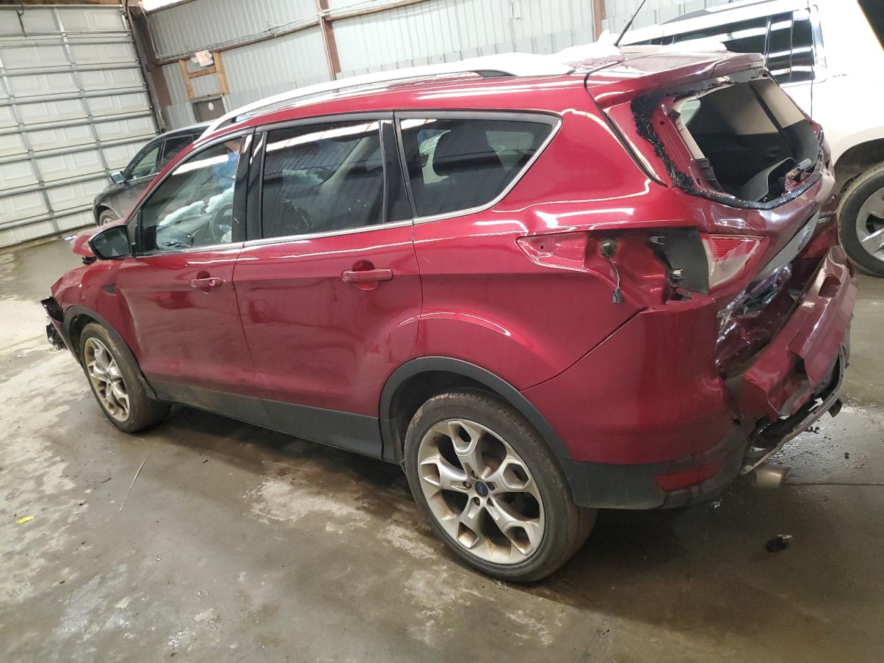 2016 Ford Escape VIN 1FMCU9J90GUA73659 Copart auction photo, front end / rear end damage thumbnail 2