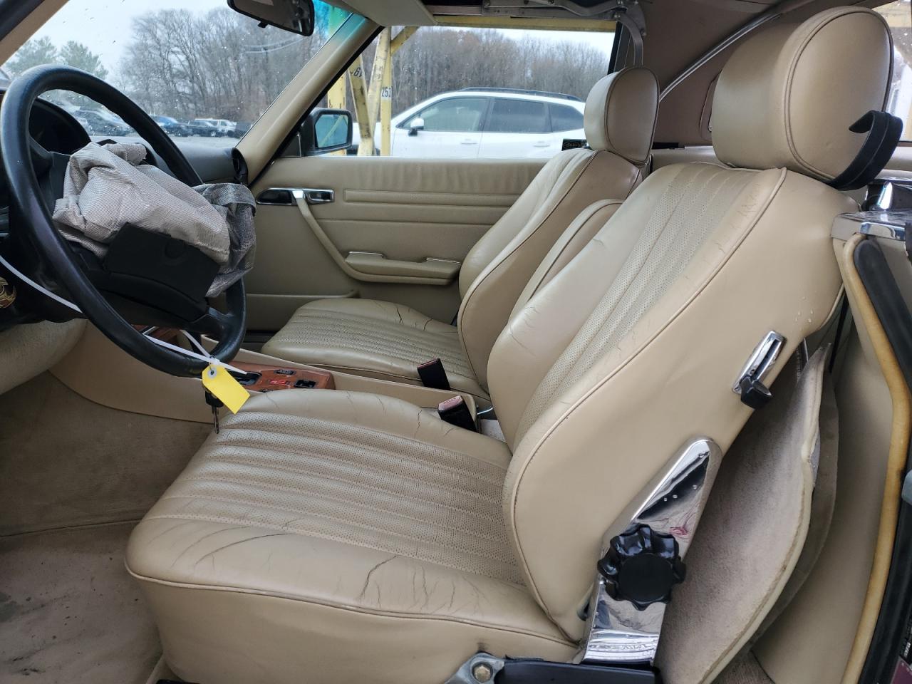 1989 Mercedes-Benz SL-klasse VIN WDBBA48D0KA099001 Copart auction photo, front end damage thumbnail 7