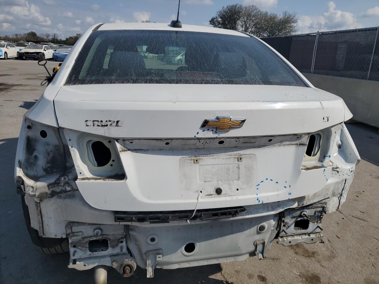 2016 Chevrolet Cruze VIN 1G1PE5SB2G7167353 Copart auction photo, rear end damage thumbnail 6