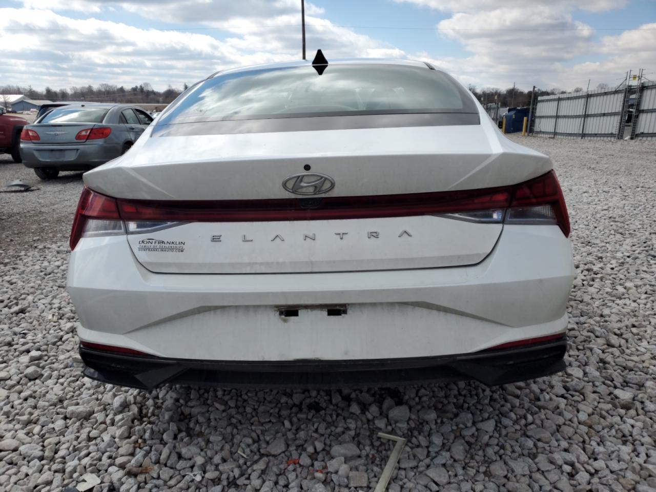 2021 Hyundai Elantra VIN 5NPLN4AG9MH020001 Copart auction photo, front end damage thumbnail 6