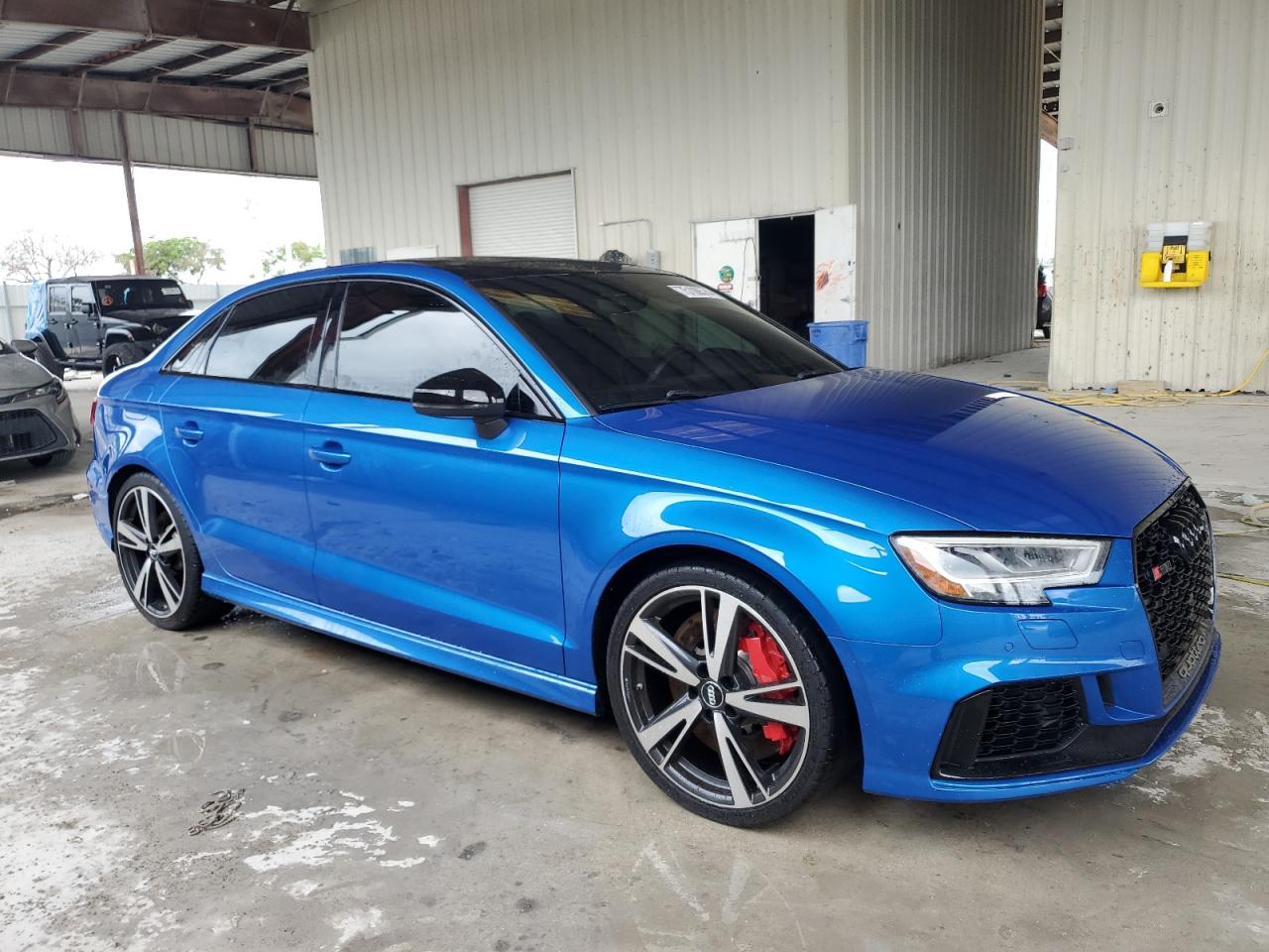 2019 Audi RS3 VIN WUABWGFF6KA905869 Copart auction photo, water/flood damage thumbnail 4