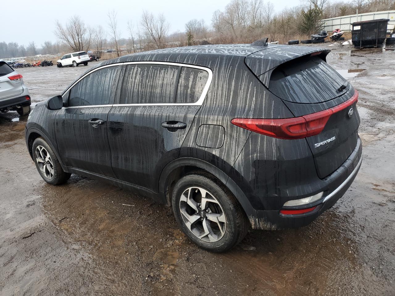 2021 KIA Sportage VIN KNDPM3ACXM7936489 Copart auction photo, side / front end damage thumbnail 2