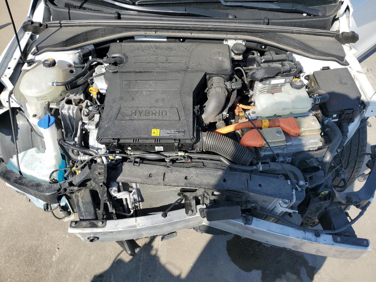 2019 Hyundai IONIQ VIN KMHC75LCXKU134128 Copart auction photo, front end damage thumbnail 11