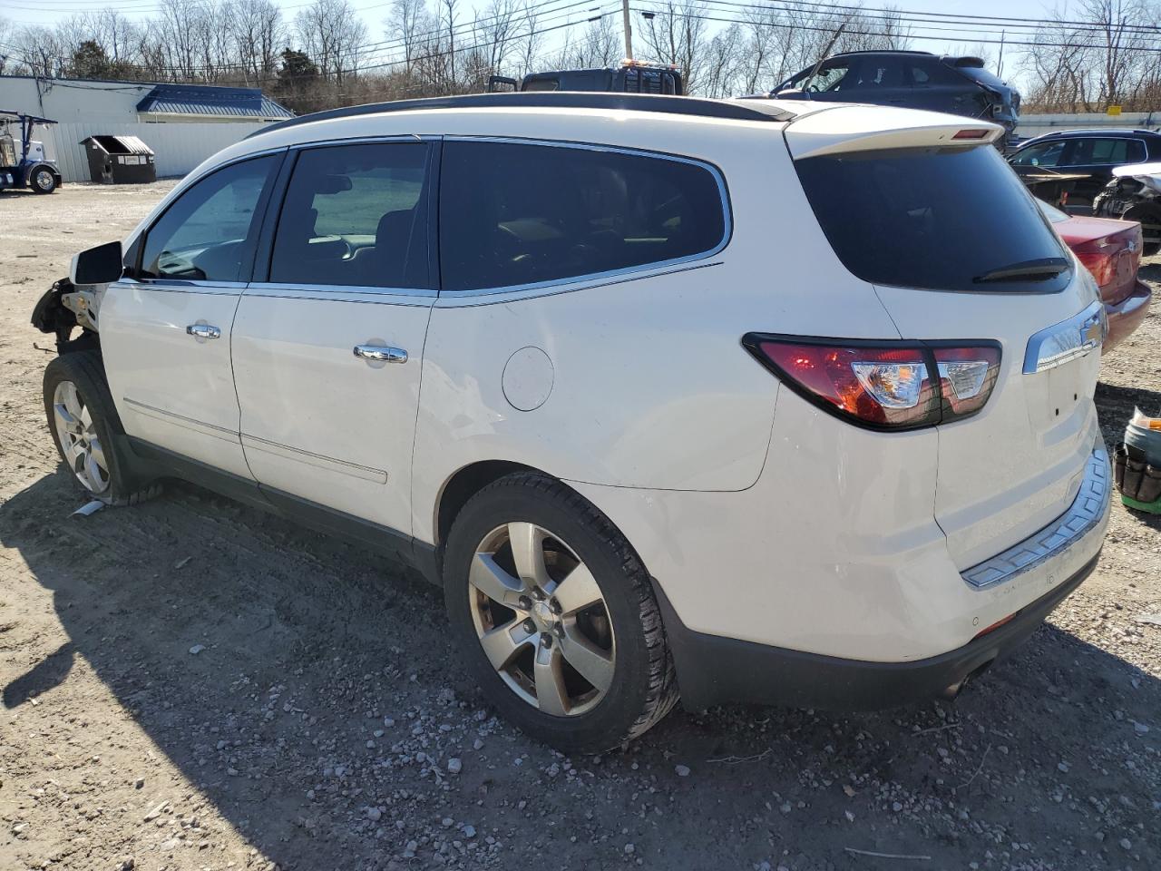 2013 Chevrolet Traverse VIN 1GNKRLKD0DJ100204 Copart auction photo, front end damage thumbnail 2