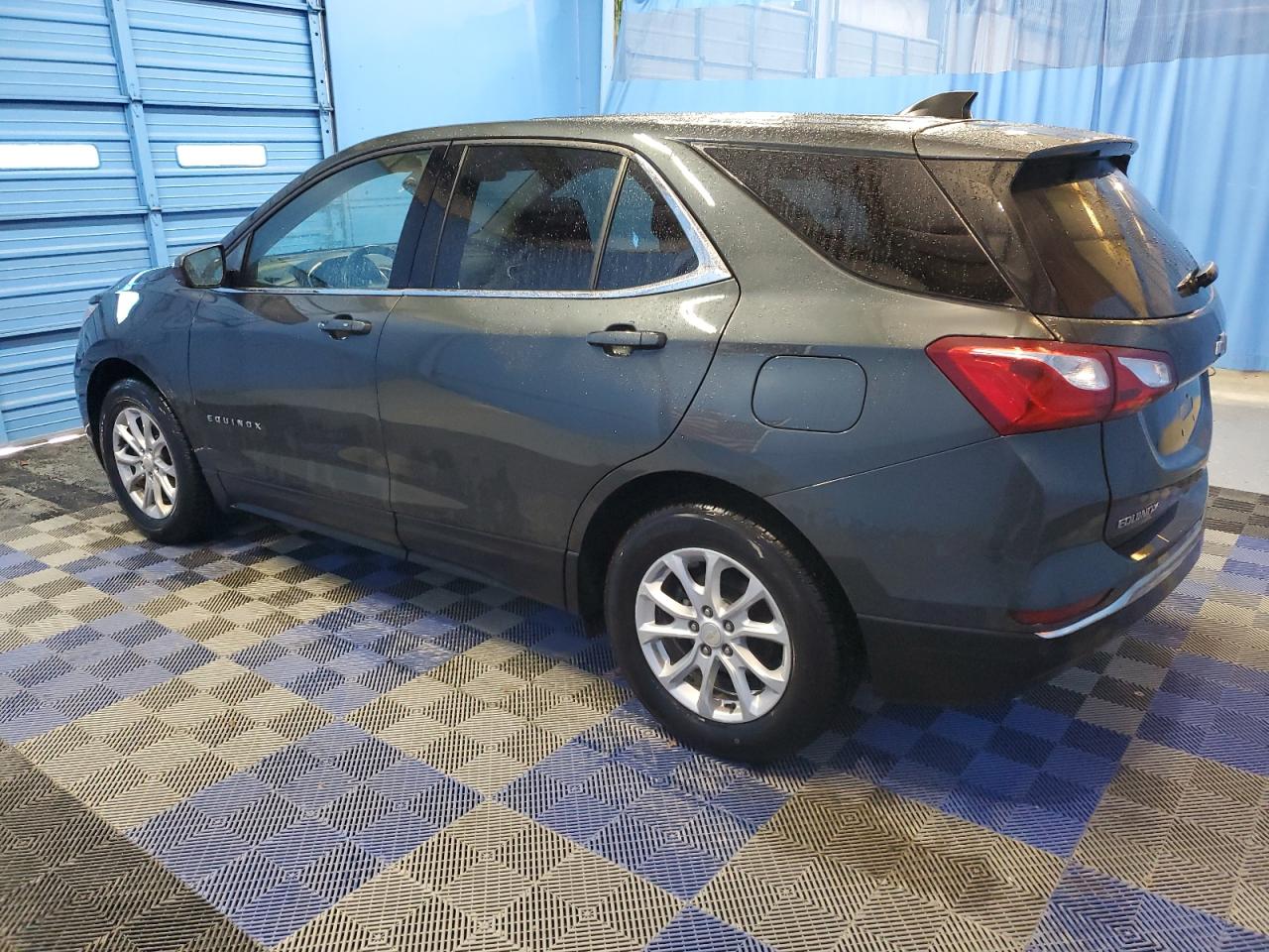 2020 Chevrolet Equinox VIN 3GNAXUEV4LS657576 Copart auction photo, side / front end damage thumbnail 2