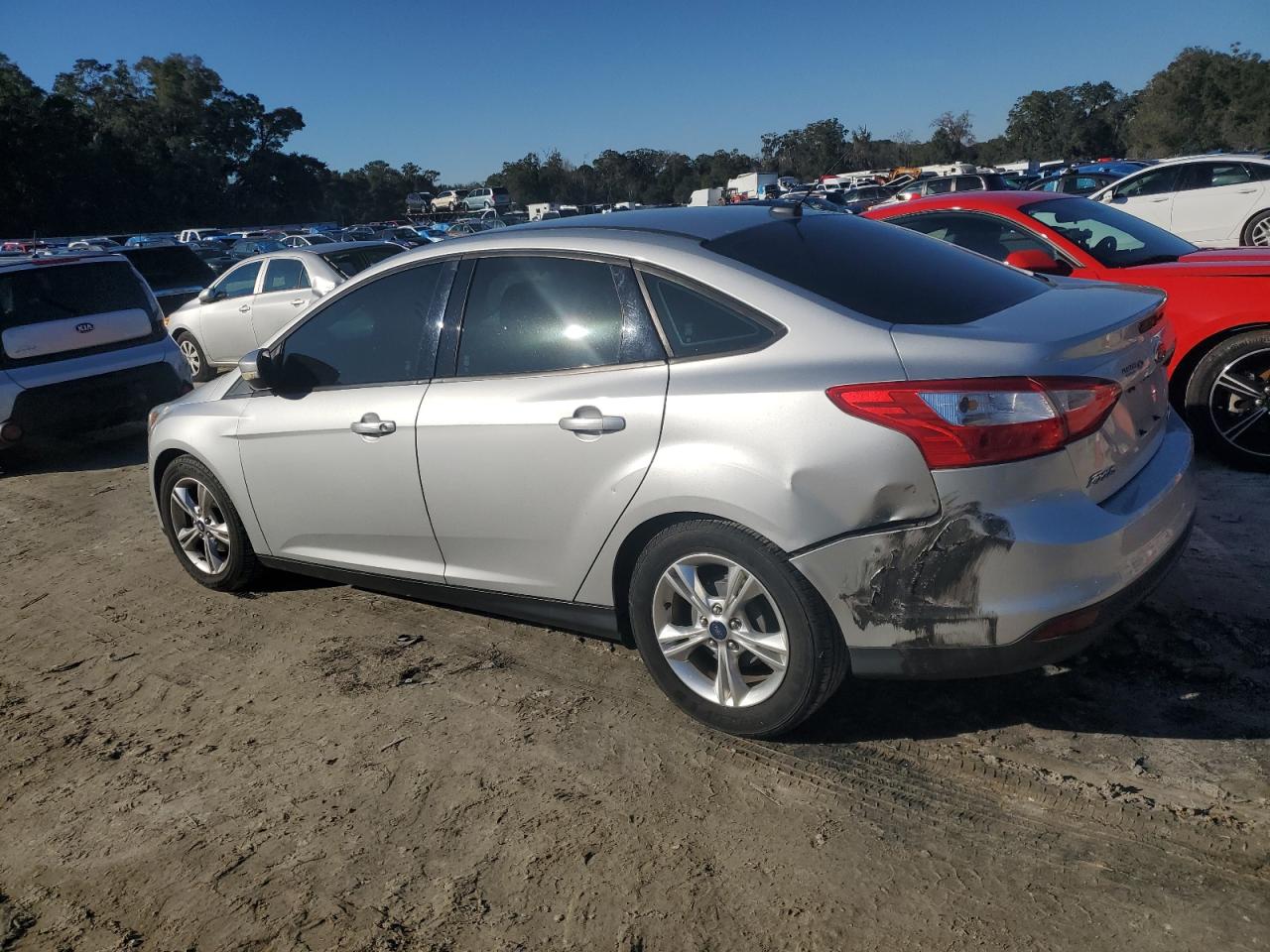 2014 Ford Focus VIN 1FADP3F26EL142193 Copart auction photo, rear end damage thumbnail 2
