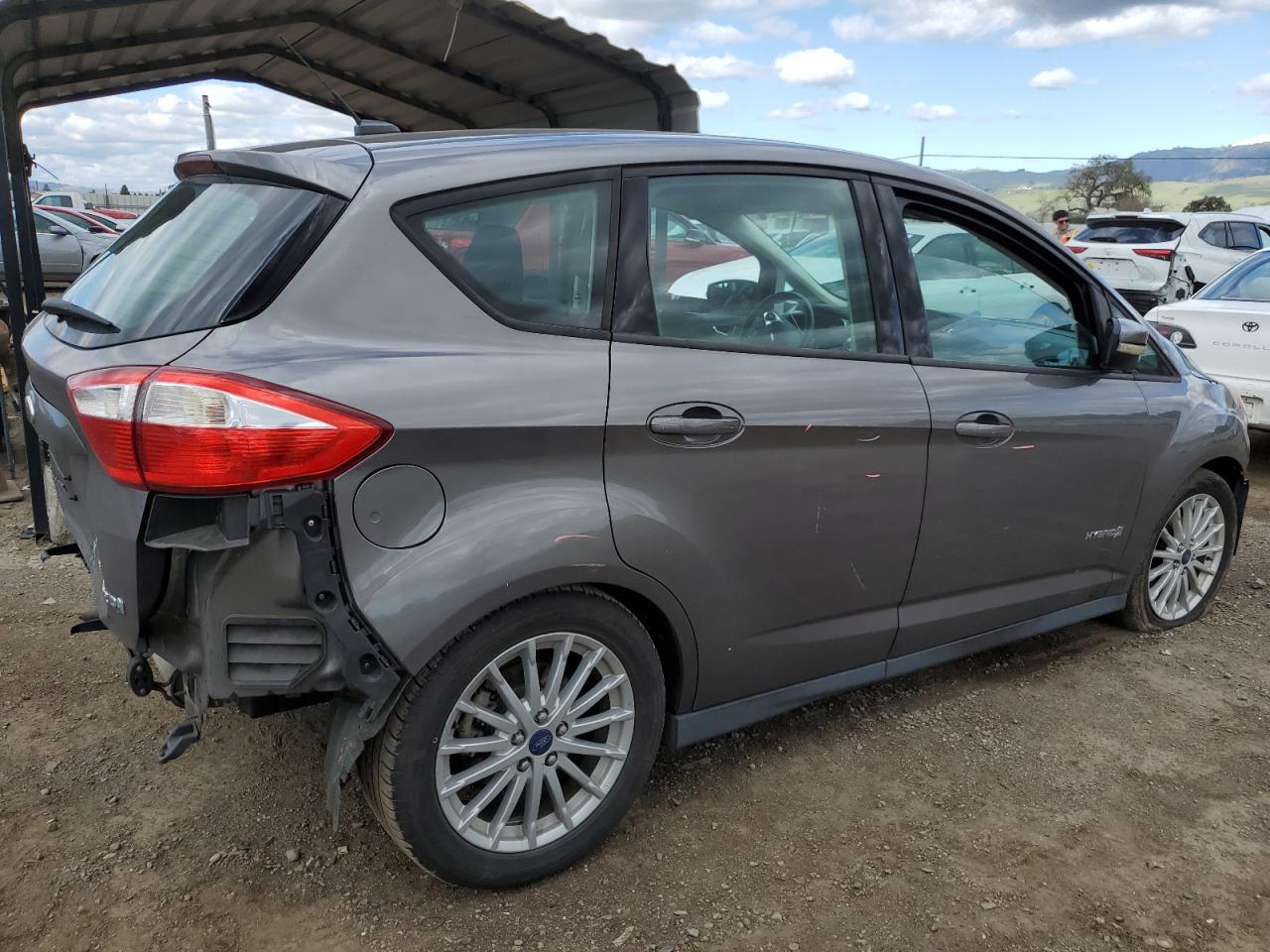 2014 Ford C-MAX VIN 1FADP5AU0EL521405 Copart auction photo, all over damage thumbnail 3