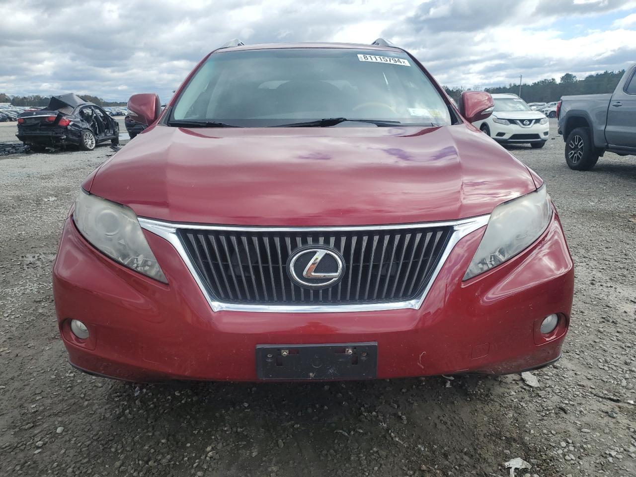 2010 Lexus RX VIN 2T2BK1BAXAC064063 Copart auction photo, side damage thumbnail 5