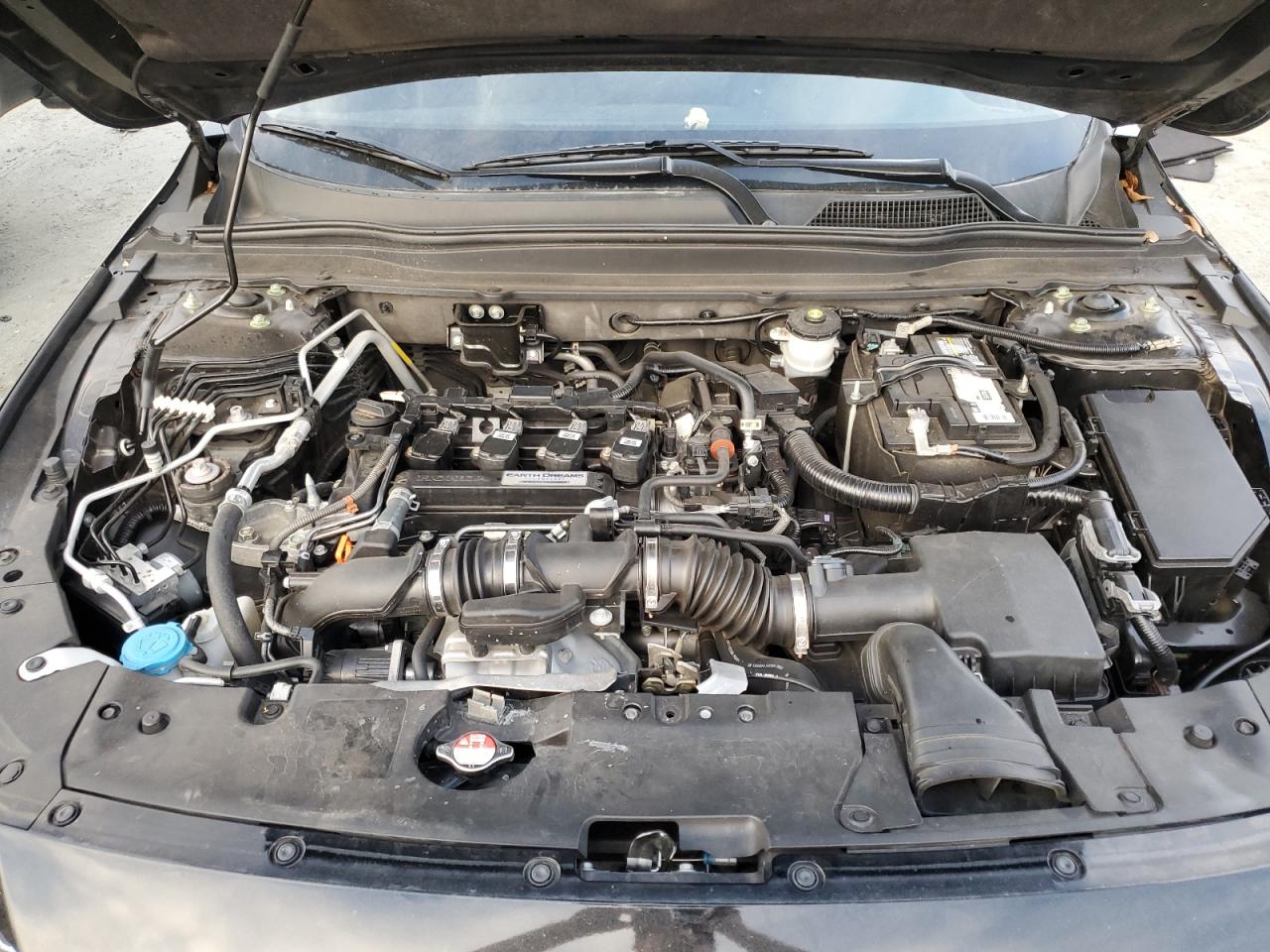 2019 Honda Accord VIN 1HGCV1F11KA009552 Copart auction photo, side damage thumbnail 13