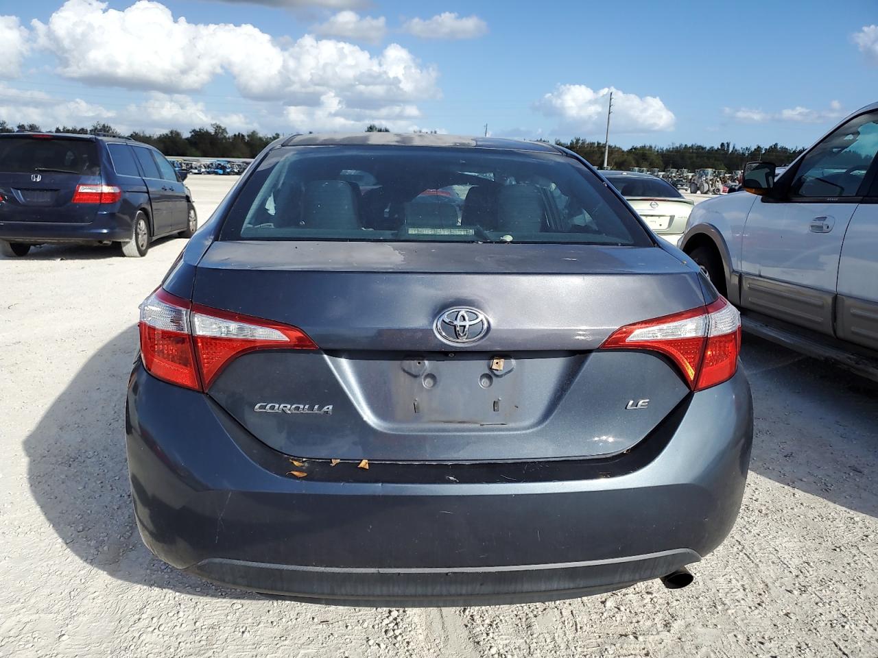 2015 Toyota Corolla VIN 2T1BURHE5FC468371 Copart auction photo, front end / undercarriage damage thumbnail 6