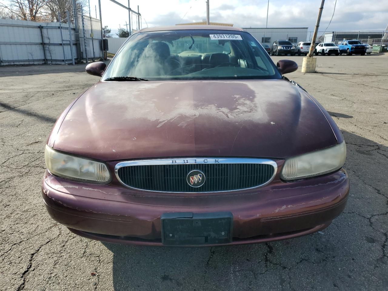 2001 Buick Century VIN 2G4WY55J011322205 Copart auction photo, front end damage thumbnail 5