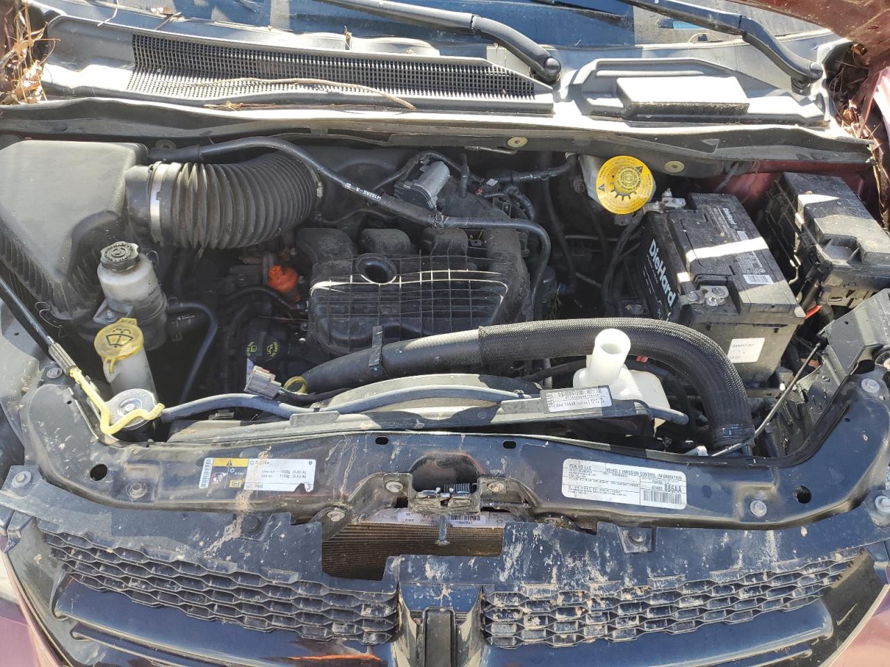2017 Dodge Caravan VIN 2C4RDGBG0HR751390 Copart auction photo, front end damage thumbnail 13