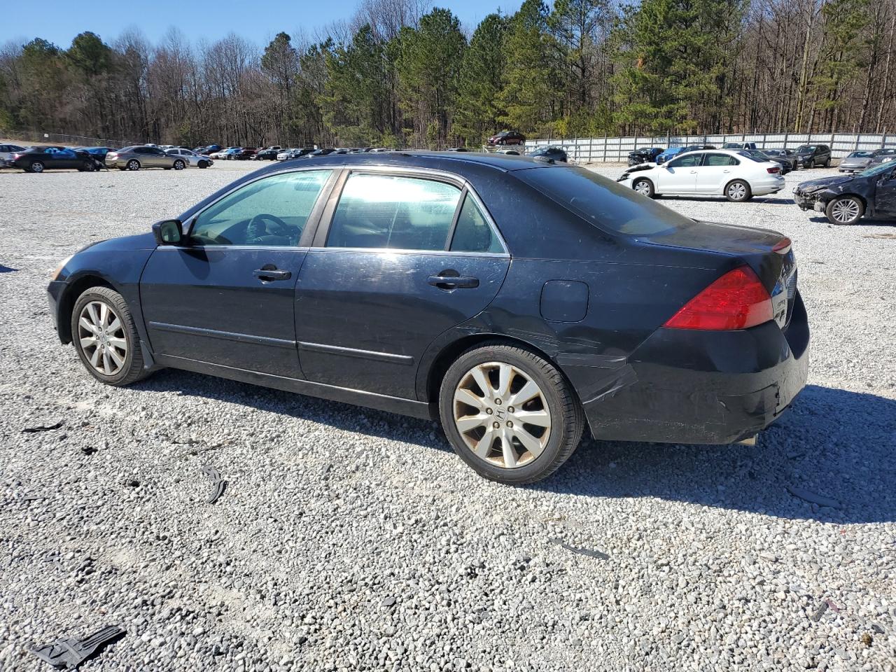 2007 Honda Accord VIN 1HGCM665X7A035609 Copart auction photo, all over / mechanical damage thumbnail 2