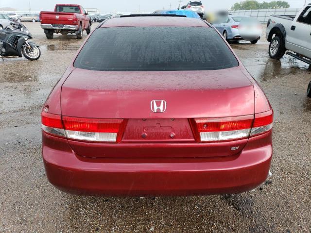 2004 Honda Accord VIN 1HGCM56654A145837 Copart auction photo, hail / front end damage thumbnail 6
