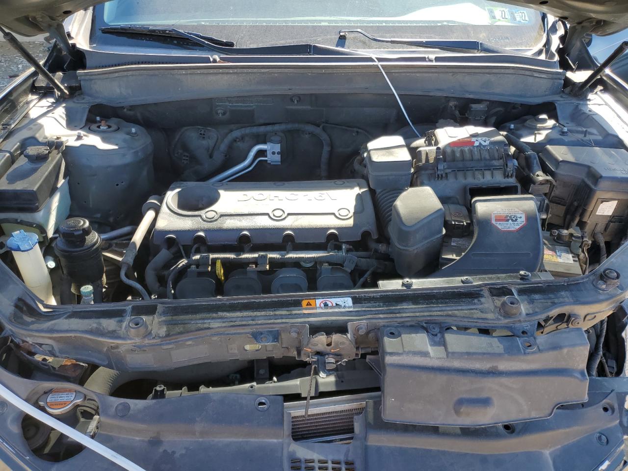 2011 Hyundai Santa Fe VIN 5XYZK3AB3BG088302 Copart auction photo, front end damage thumbnail 12