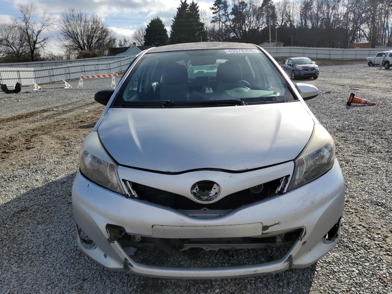 2012 Toyota Yaris VIN JTDKTUD38CD507298 Copart auction photo, all over damage thumbnail 5