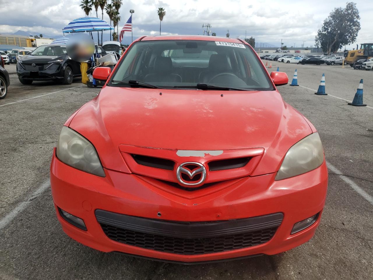 2007 Mazda 3 VIN JM1BK343571688171 Copart auction photo, side damage thumbnail 6