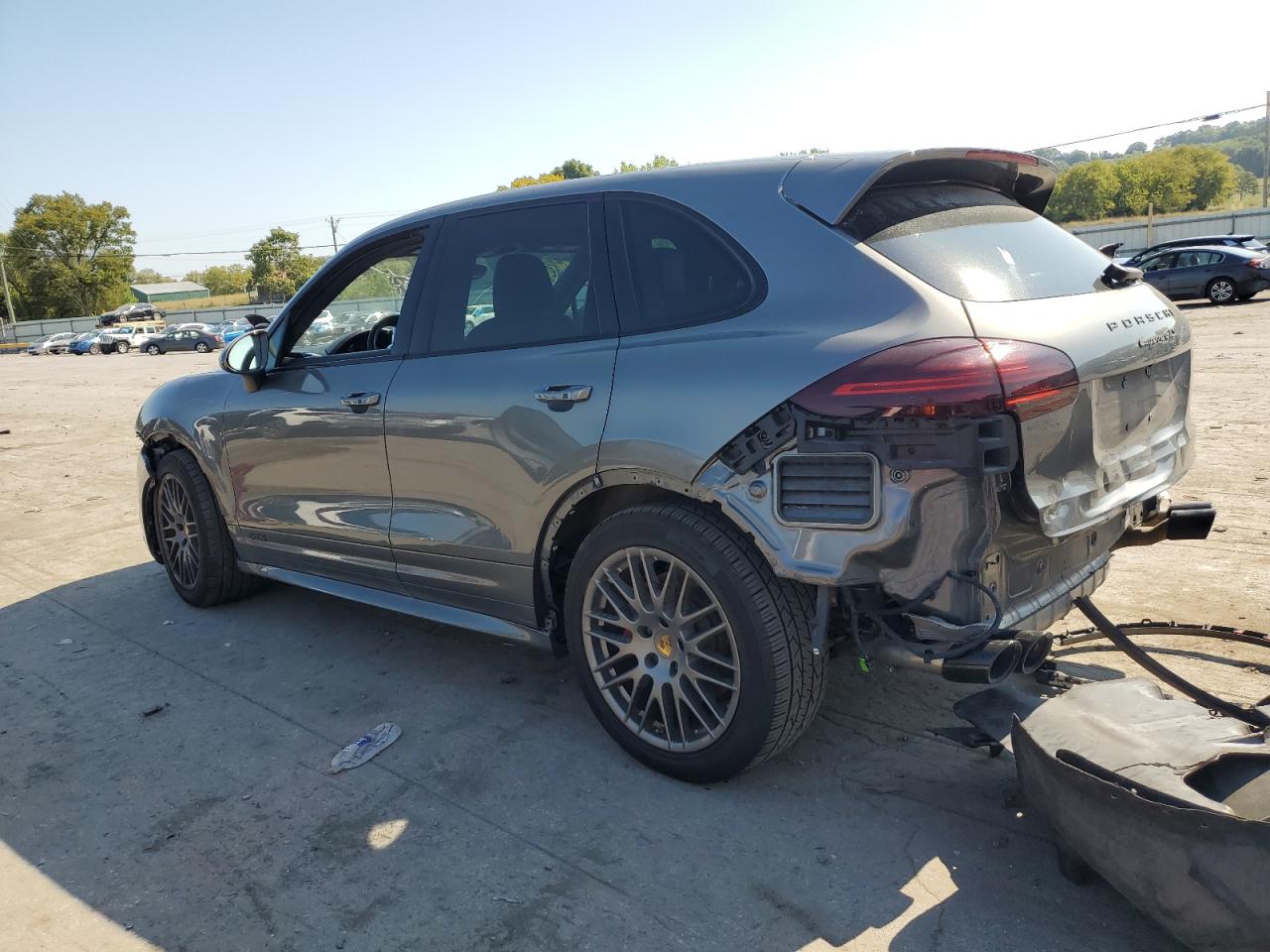 2016 Porsche Cayenne VIN WP1AD2A27GLA77069 Copart auction photo, rear end / front end damage thumbnail 2