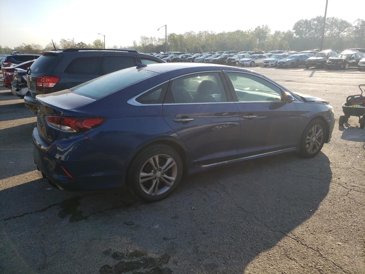 2019 Hyundai Sonata VIN 5NPE34AFXKH809602 Copart auction photo, front end damage thumbnail 3