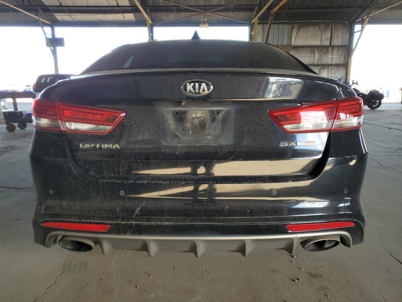 2016 KIA Optima VIN 5XXGW4L22GG095252 Copart auction photo, front end damage thumbnail 6