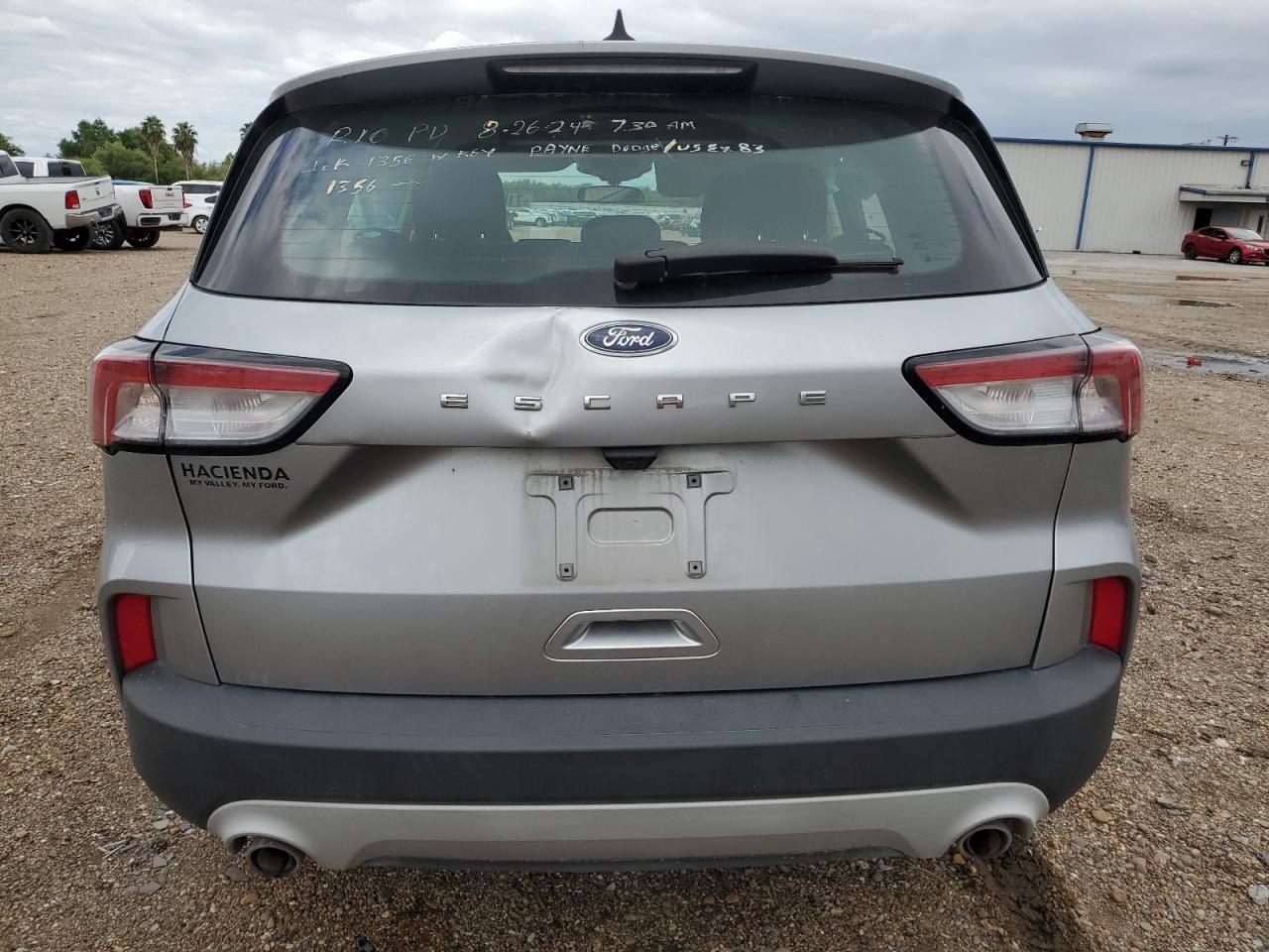 2022 Ford Escape VIN 1FMCU0F63NUB52704 Copart auction photo, undercarriage / side damage thumbnail 6