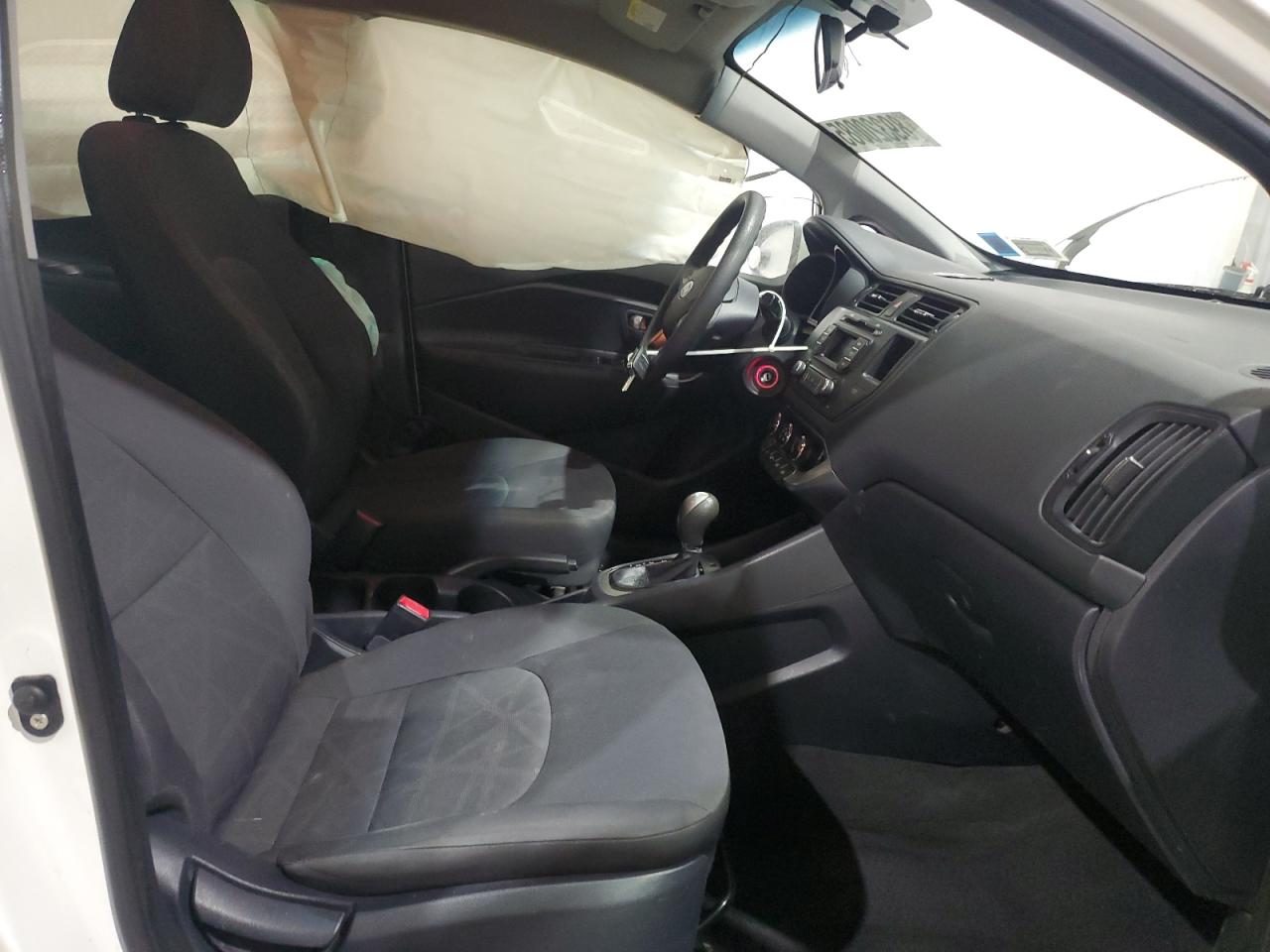 2012 KIA Rio VIN KNADM4A3XC6074319 Copart auction photo, side / rear end damage thumbnail 7