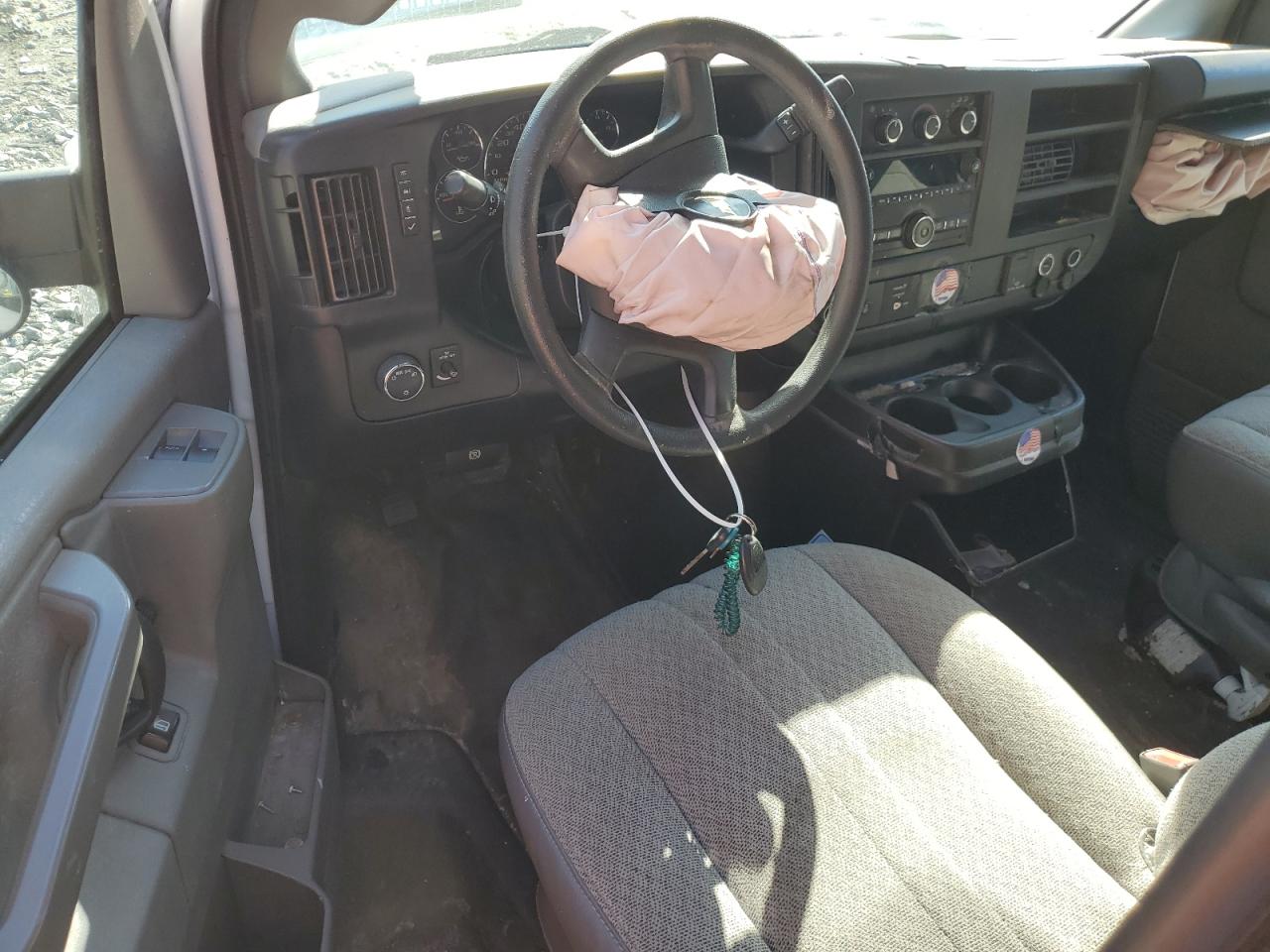 2017 Chevrolet Express VIN 1GCWGAFF8H1116298 Copart auction photo, front end damage thumbnail 8