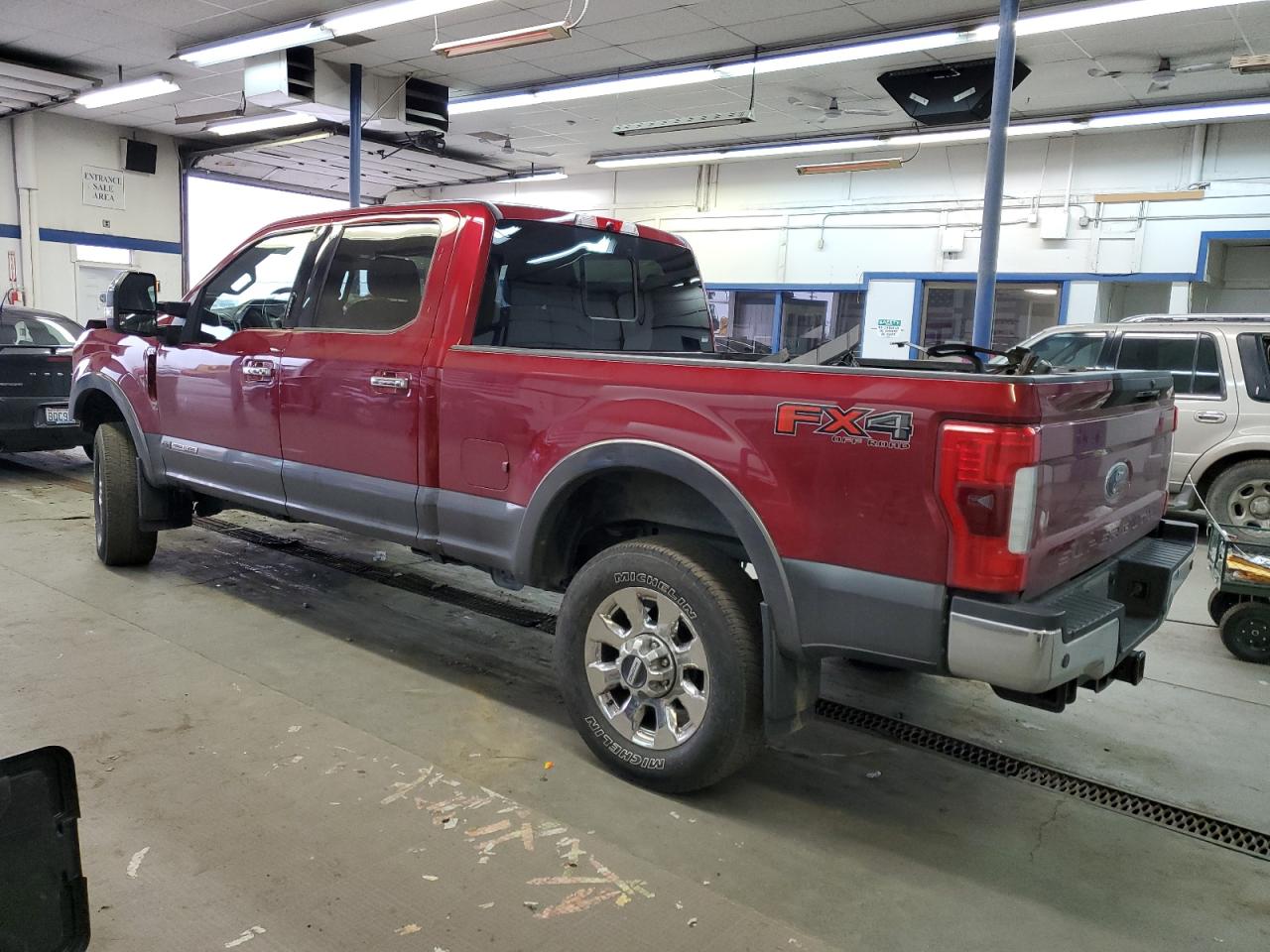 2017 Ford F250 VIN 1FT7W2BT0HED10292 Copart auction photo, front end / side damage thumbnail 2