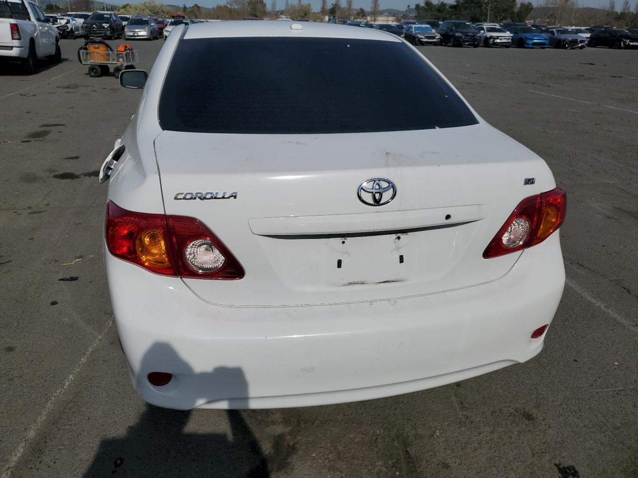2010 Toyota Corolla VIN 1NXBU4EE6AZ260773 Copart auction photo, rear end damage thumbnail 6