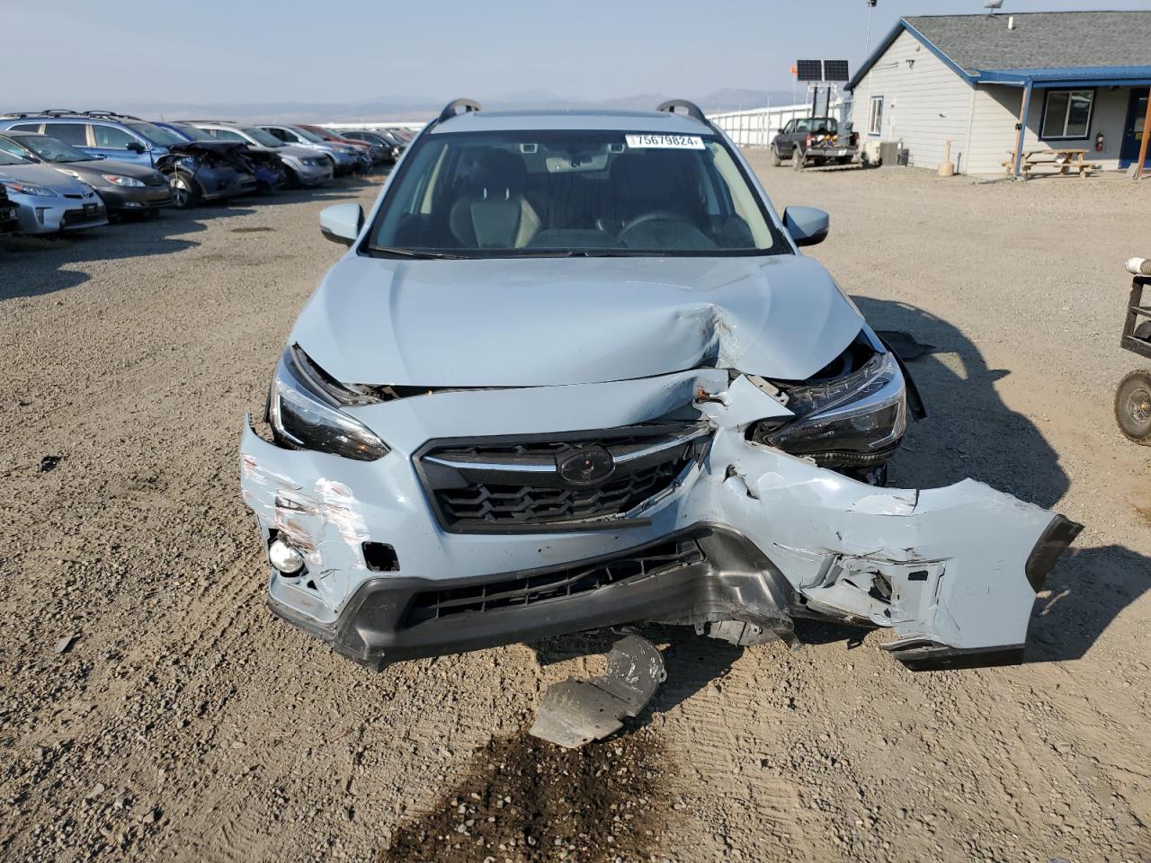 2019 Subaru XV VIN JF2GTANC6KH375198 Copart auction photo, front end / mechanical damage thumbnail 5