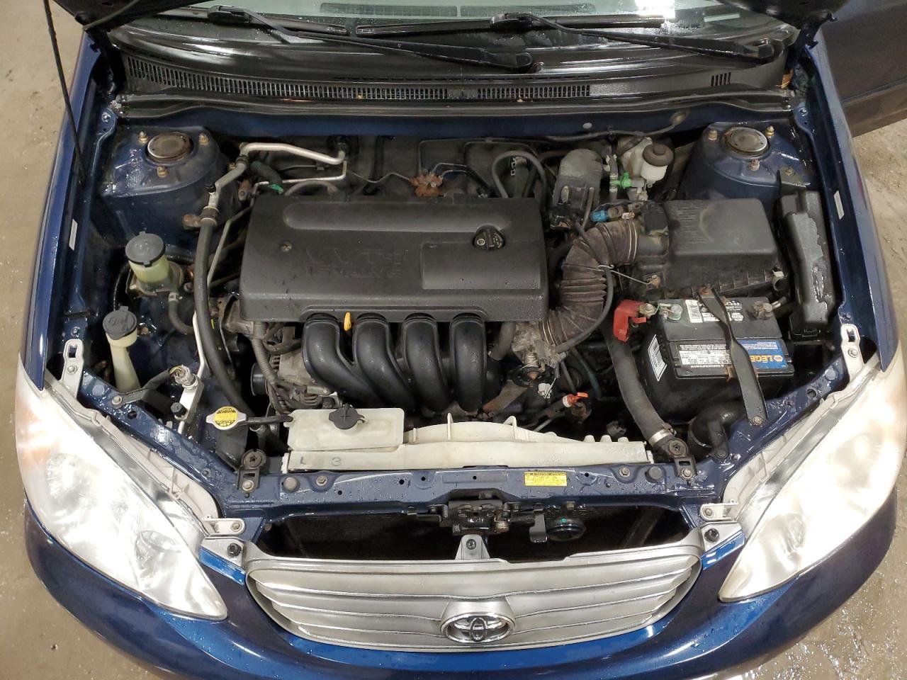 2003 Toyota Corolla VIN 1NXBR32EX3Z181223 Copart auction photo, front end / side damage thumbnail 11