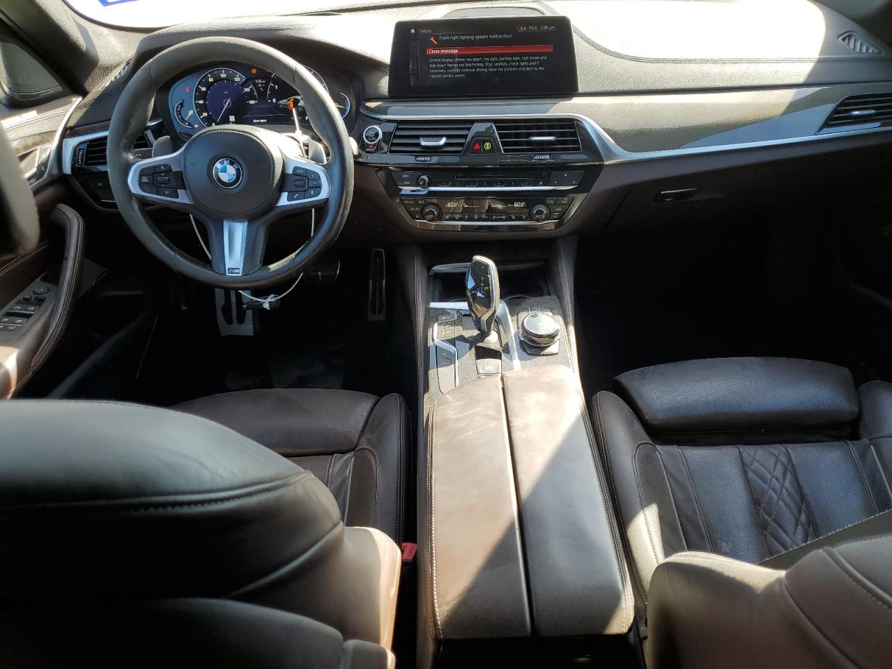 2017 BMW 5er VIN WBAJE5C37HG916604 Copart auction photo, front end / minor dent/scratches damage thumbnail 8