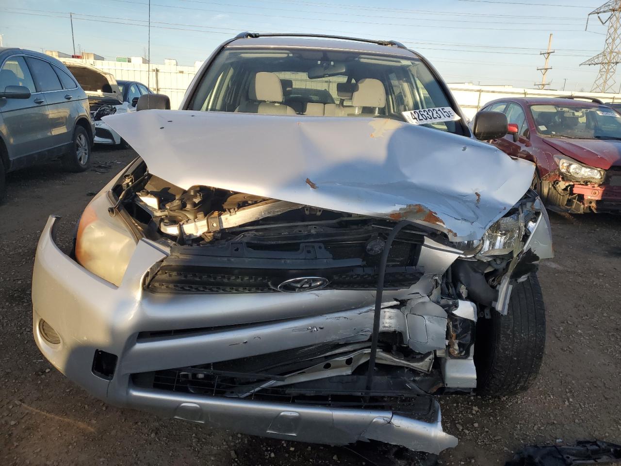 2007 Toyota RAV 4 VIN JTMZD33V776038157 Copart auction photo, front end damage thumbnail 5