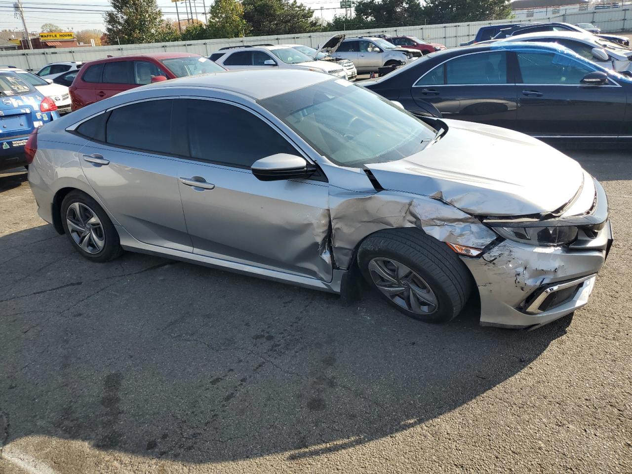 2019 Honda Civic VIN 2HGFC2F6XKH539265 Copart auction photo, front end / side damage thumbnail 4