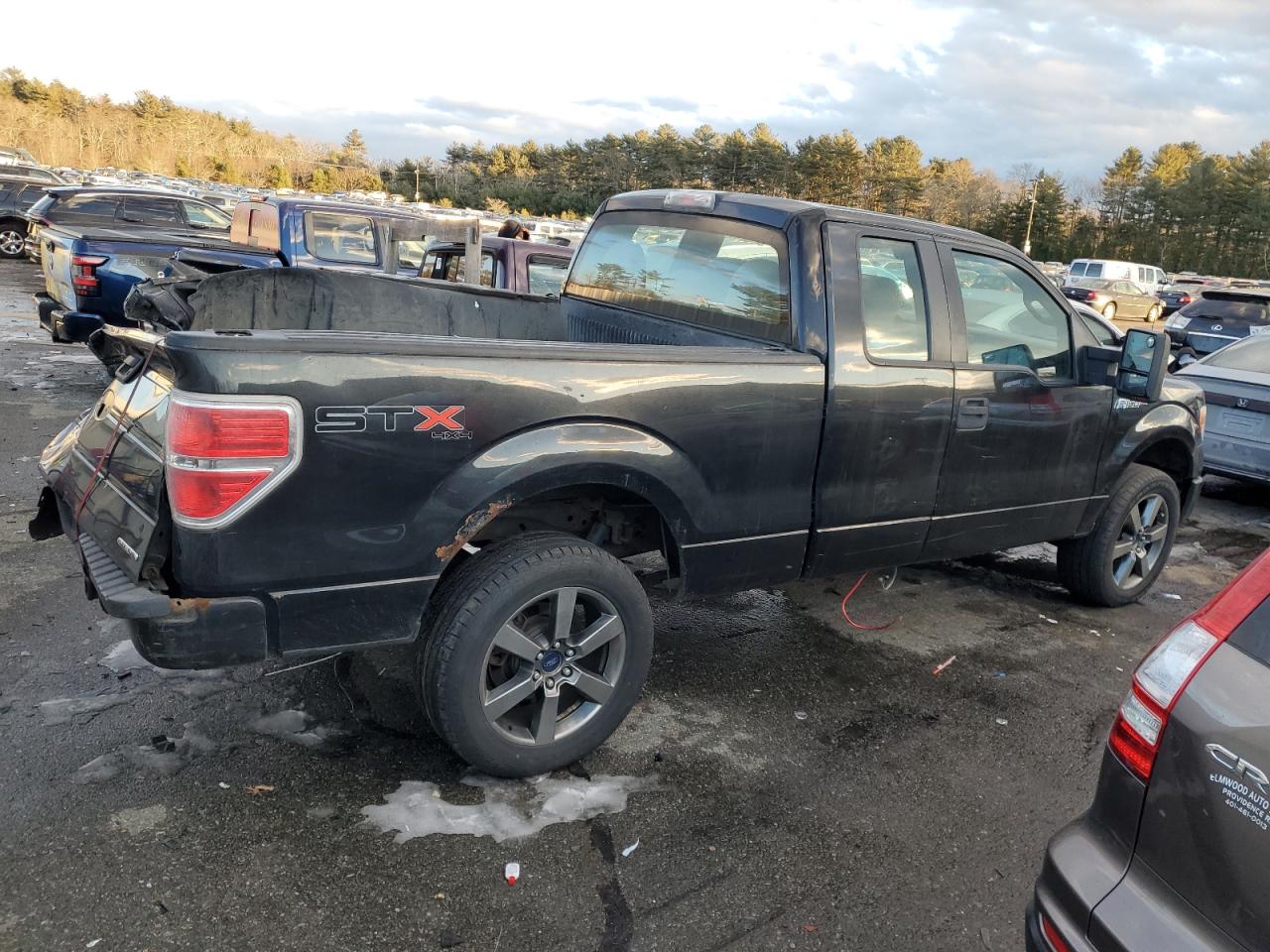 2012 Ford F-150 VIN 1FTFX1EF1CFC14764 Copart auction photo, rear end / minor dent/scratches damage thumbnail 3