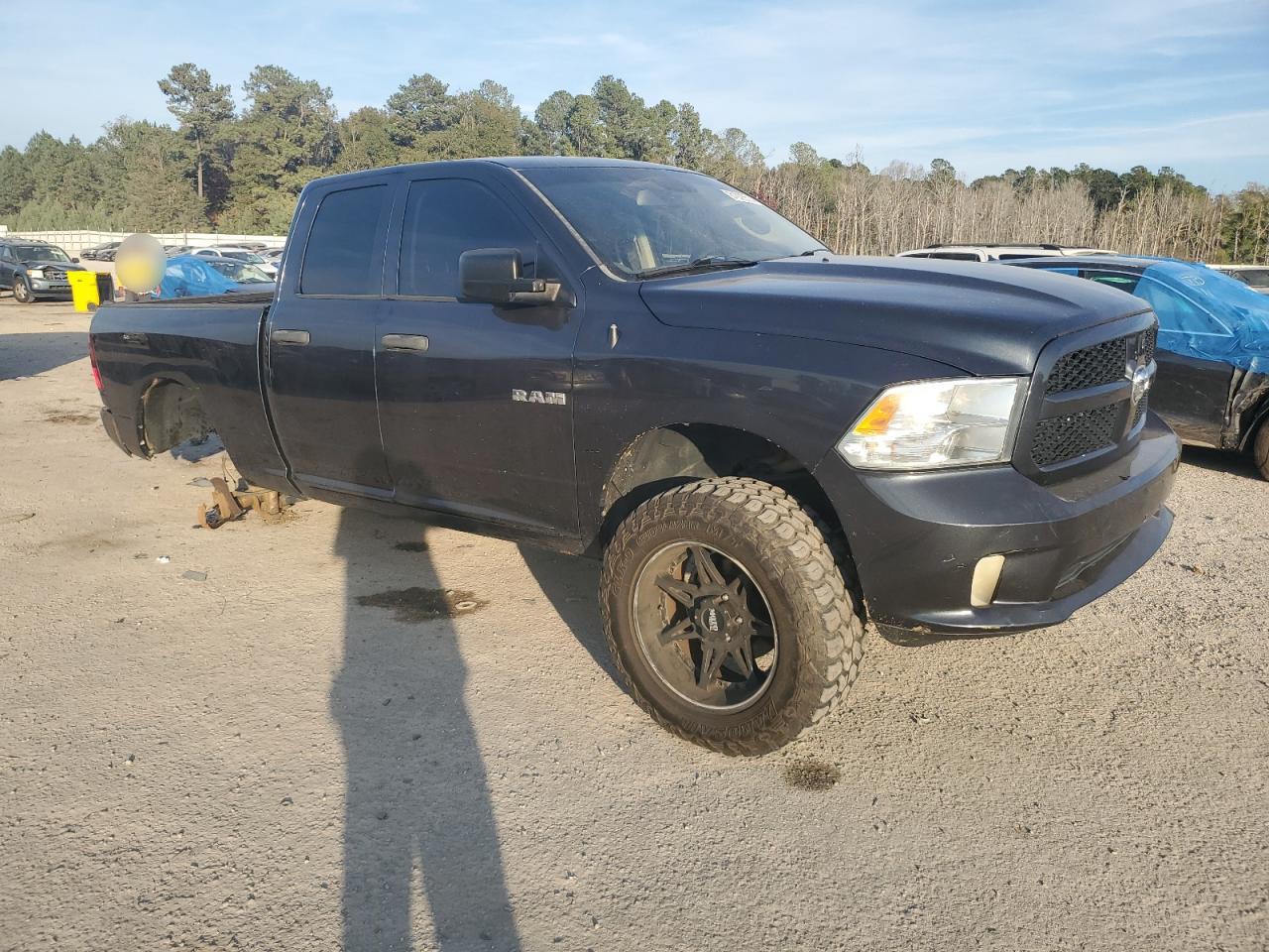 2014 RAM 1500 VIN 1C6RR6FT9ES229782 Copart auction photo, rear end / undercarriage damage thumbnail 4