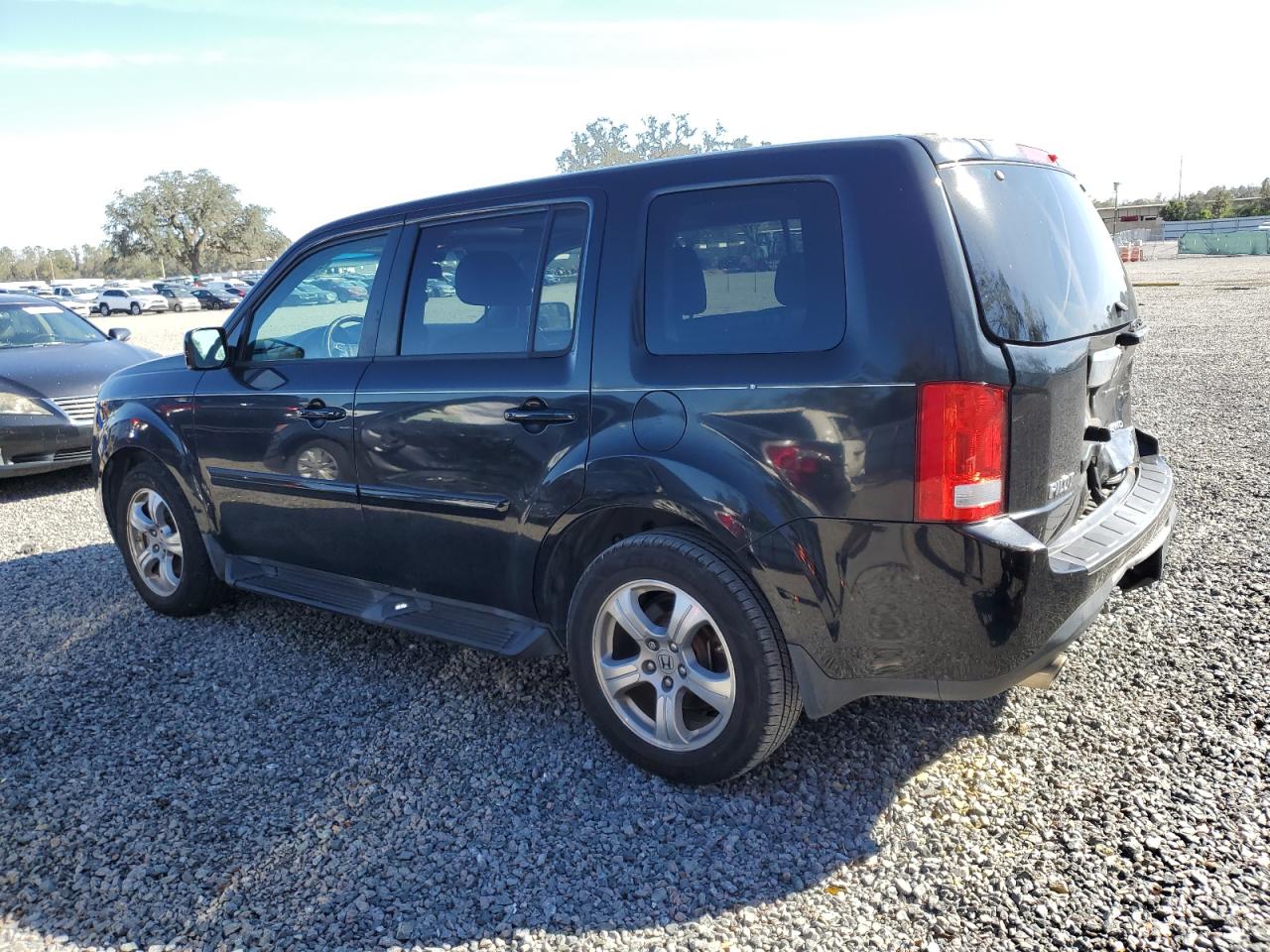 2012 Honda Pilot VIN 5FNYF4H76CB080145 Copart auction photo, rear end damage thumbnail 2